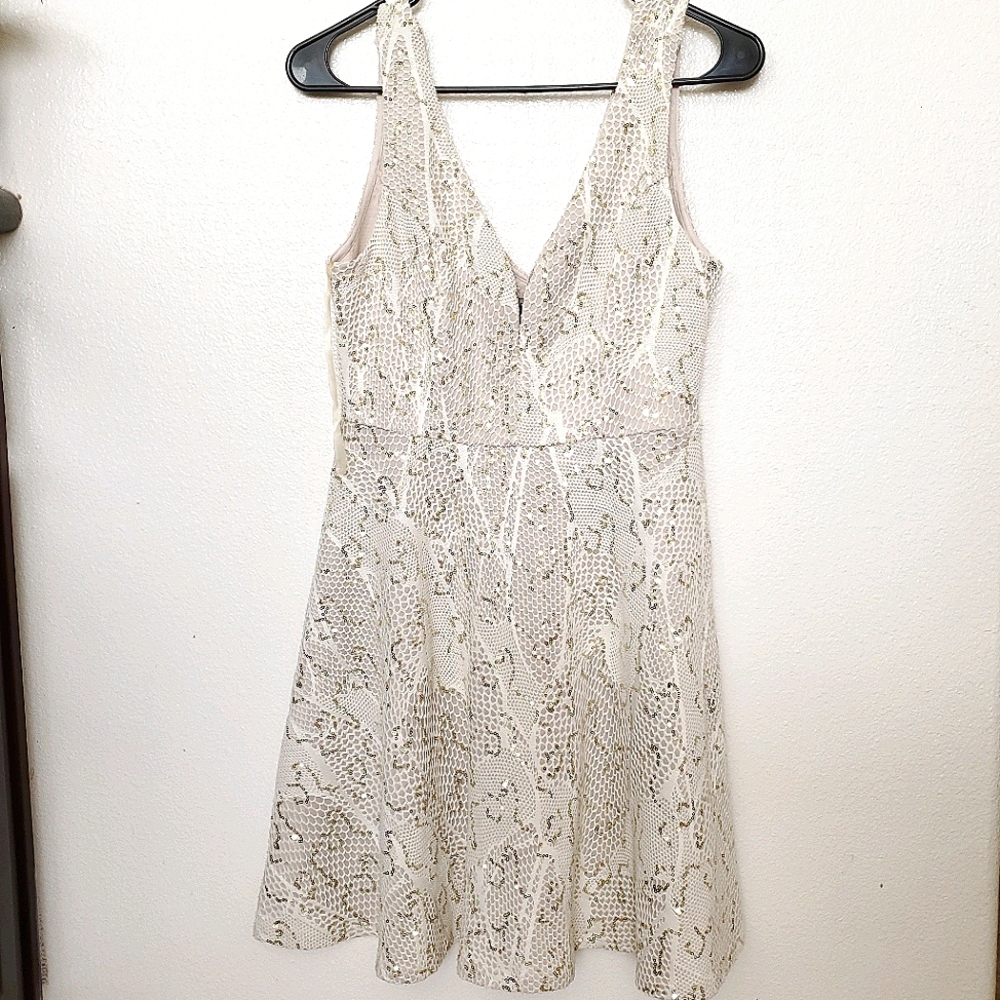 Gold and Ivory dress